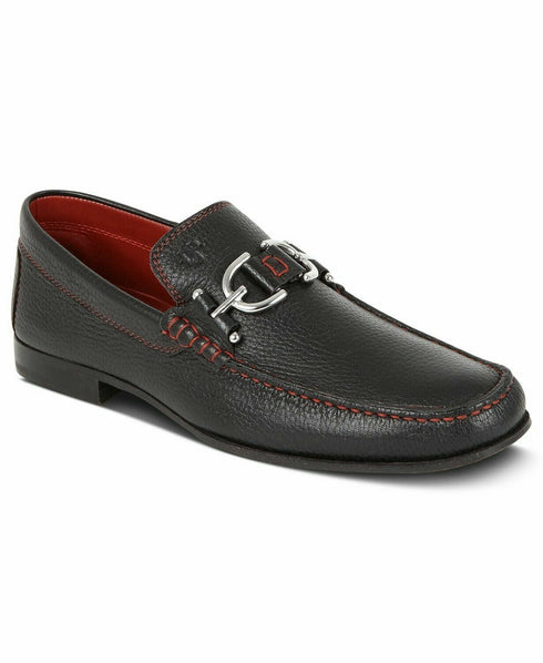 Donald Pliner Dacio Leather Bit Loafer Black Size 7 M